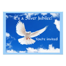 Nuns Silver 25th Jubilee Invitations