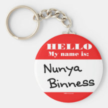 Nunya Binness Keychains