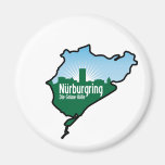 Nurburgring Nordschleife race track, Germany Magnet