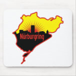 Nurburgring Nordschleife race track, Germany Mouse Pad