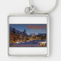 Nürnberg Christkindlesmarkt at Night Key Chain