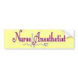 Nurse Anesthetist Gifts Bumper Stickers