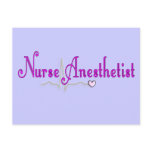 Nurse Anesthetist Gifts Post Card