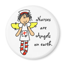 Nurse Angel Fridge Magnet