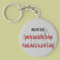 Nurse "Angel of Death"---Funny Gifts keychains