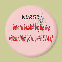 Nurse "Angel of Death"---Funny Gifts magnets