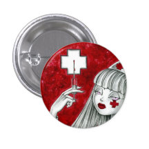 Nurse Auntie Emma Pinback Button