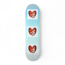 Nurse Bear With Heart T-shirts and Gifts Custom Skateboard