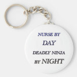 NURSE BY DAY KEY CHAIN