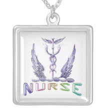 Nurse Caduceus Pendant