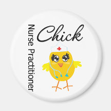 Nurse Career Chick Nurse Practitioner Fridge Magnet
