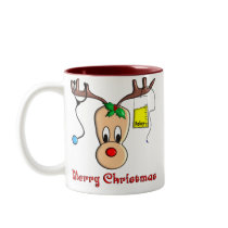 Nurse Christmas Reindeer Gifts Coffee Mug