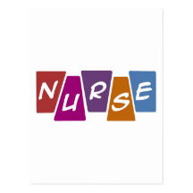 Nurse - Colourful Postcards