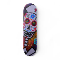 NURSE DIA DE LOS MUERTOS Skateboard