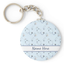 Nurse Doctor Stethoscope  Keychain
