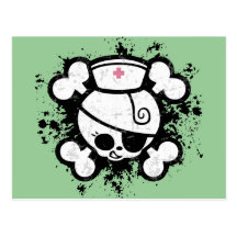 Nurse Dolly Splat Postcards