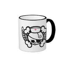 Nurse Dolly Wings Mugs