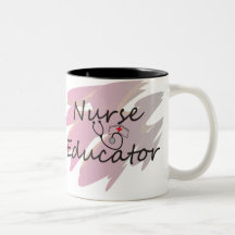 Nurse Educator Abstract Design Coffee Mug