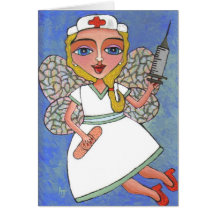 Nurse Fairy - greeting card