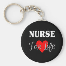 Nurse For Life Keychain