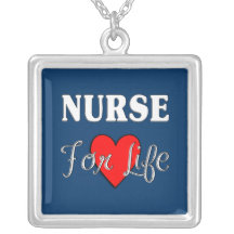 Nurse For Life Personalized Necklace