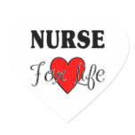 Nurse For Life stickers