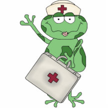 Nurse Frog Sculpture Cut Out