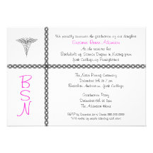 Nurse Graduation Invite BSN LPN RN CUSTOMIZABLE