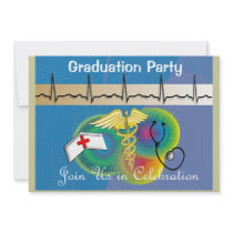 Nurse Graduation Party Invitations