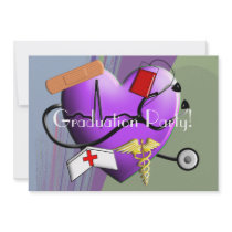 Nurse Graduation Party Invitations
