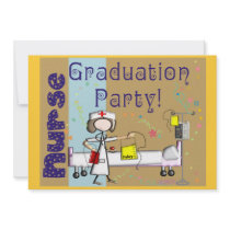 Nurse Graduation Party Invitations