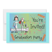 Nurse Graduation Party Invitations