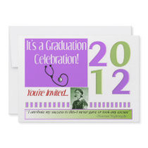 Nurse Graduation Party Invitations 2012