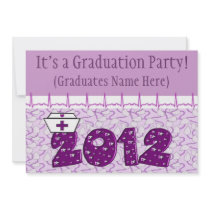 Nurse Graduation Party Invitations 2012