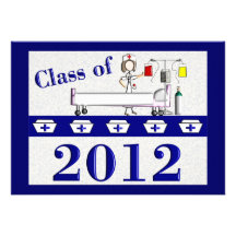 Nurse Graduation Party Invitations 2012