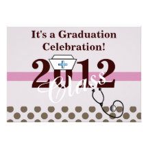 Nurse Graduation Party Invitations 2012