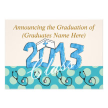 Nurse Graduation Party Invitations 2013