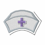 Nurse Hat Embroidered Track Jacket