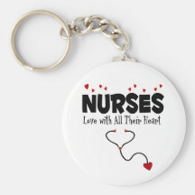 Nurse Heart Gift Key Chain