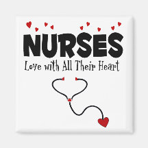 Nurse Heart Gift Magnet