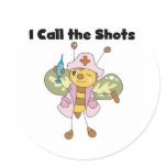 Nurse I Call the Shots Stickers