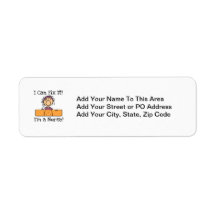 Nurse I Can Fix It T-shirts and Gifts Return Address Labels