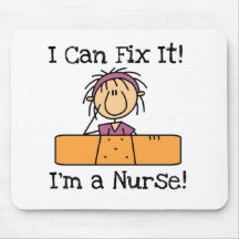 Nurse I Can Fix It T-shirts and Gifts Mouse Pad