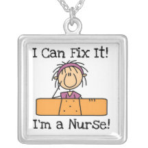 Nurse I Can Fix It T-shirts and Gifts Necklaces
