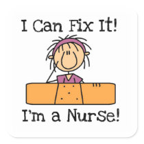 Nurse I Can Fix It T-shirts and Gifts Stickers