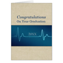 Nurse Medical or Doctor Graduate Congratulations Greeting Cards