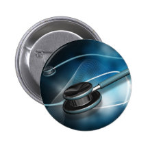 Nurse Medical Stethoscopes Buttons