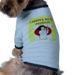 nurse nursing joke pet clothing
