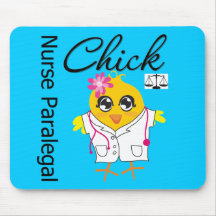 Nurse Paralegal Chick v2 Mousepad