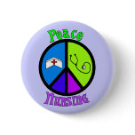 Nurse "Peace" Gifts For All Professionals Pinback Button